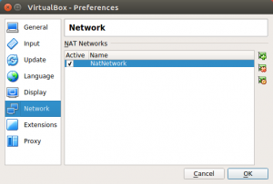 VirtualBox NAT Network Configuration 1
