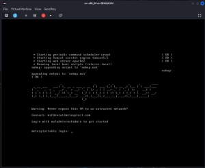 Metasploitable2 in QEMU