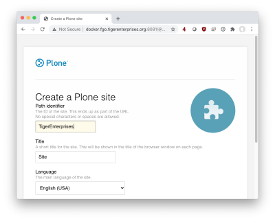Plone Setup 2