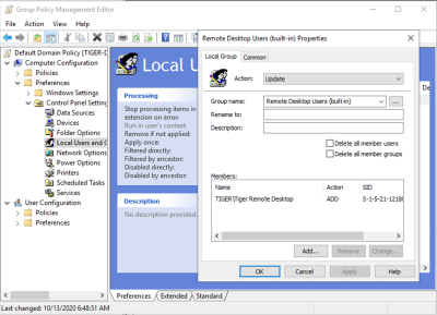 Group Policy Setting